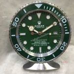 AAA Quality Rolex Submariner Green Bezel Table Clock - 24cm Desk Rolex Clock